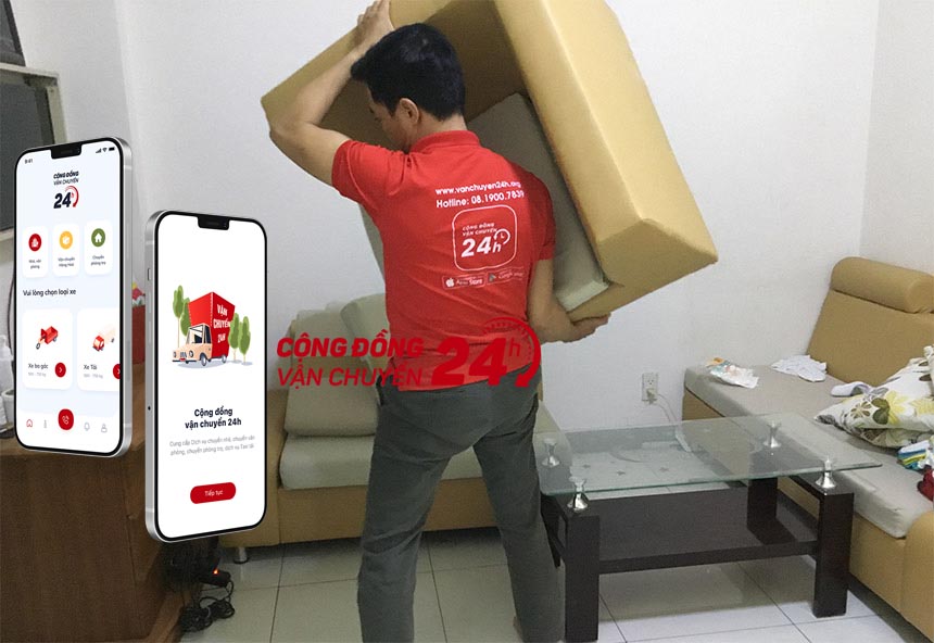 Xe ba gác chở hàng, chuyển trọ Biên Hòa
