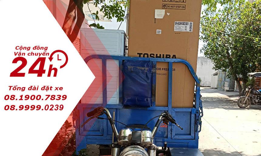 Dịch vụ vận chuyển bằng xe ba gác tại TPHCM